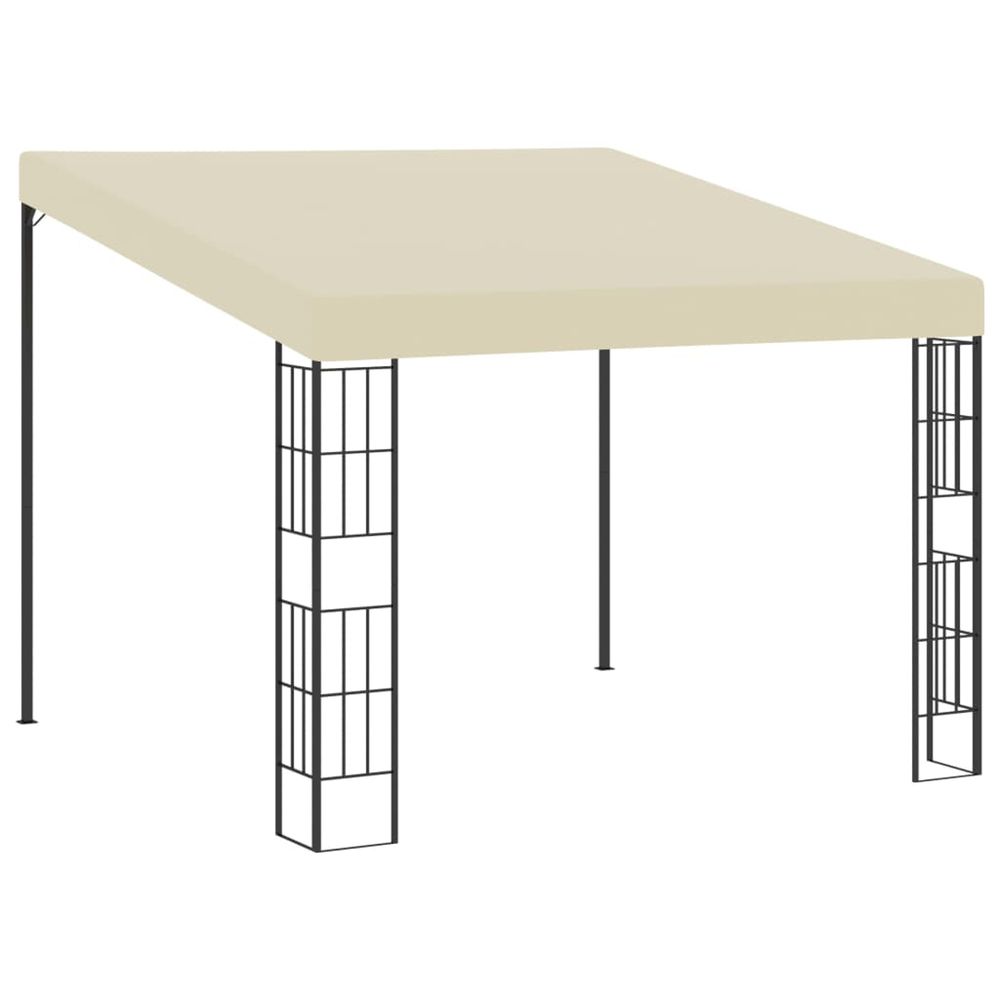 Belvédère mural 3x3 m crème tissu