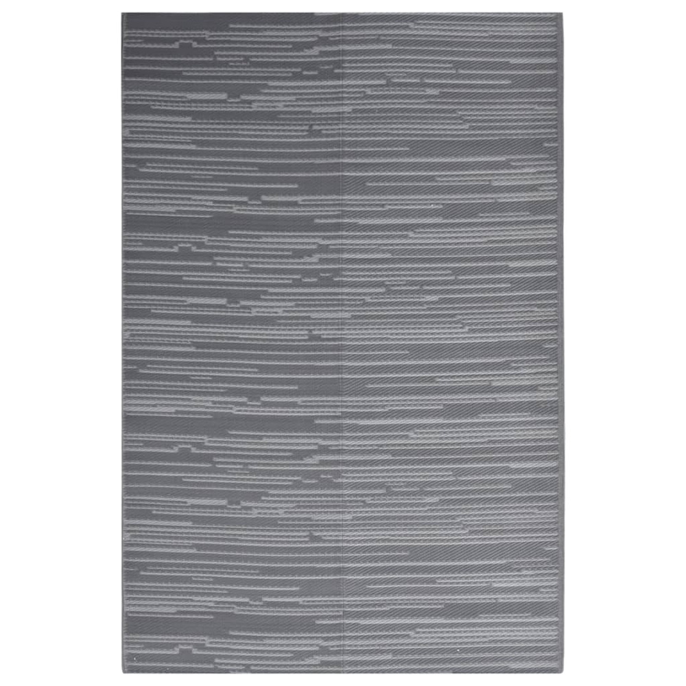 Tapis d'extérieur arakil anthracite 140x200 cm pp
