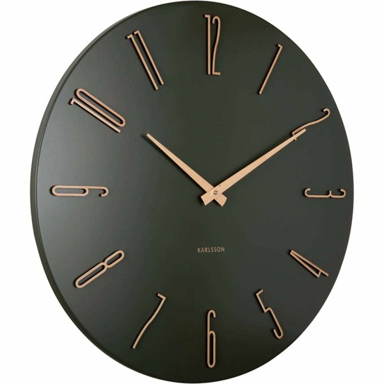 Horloge murale en métal esmerado 60 cm
