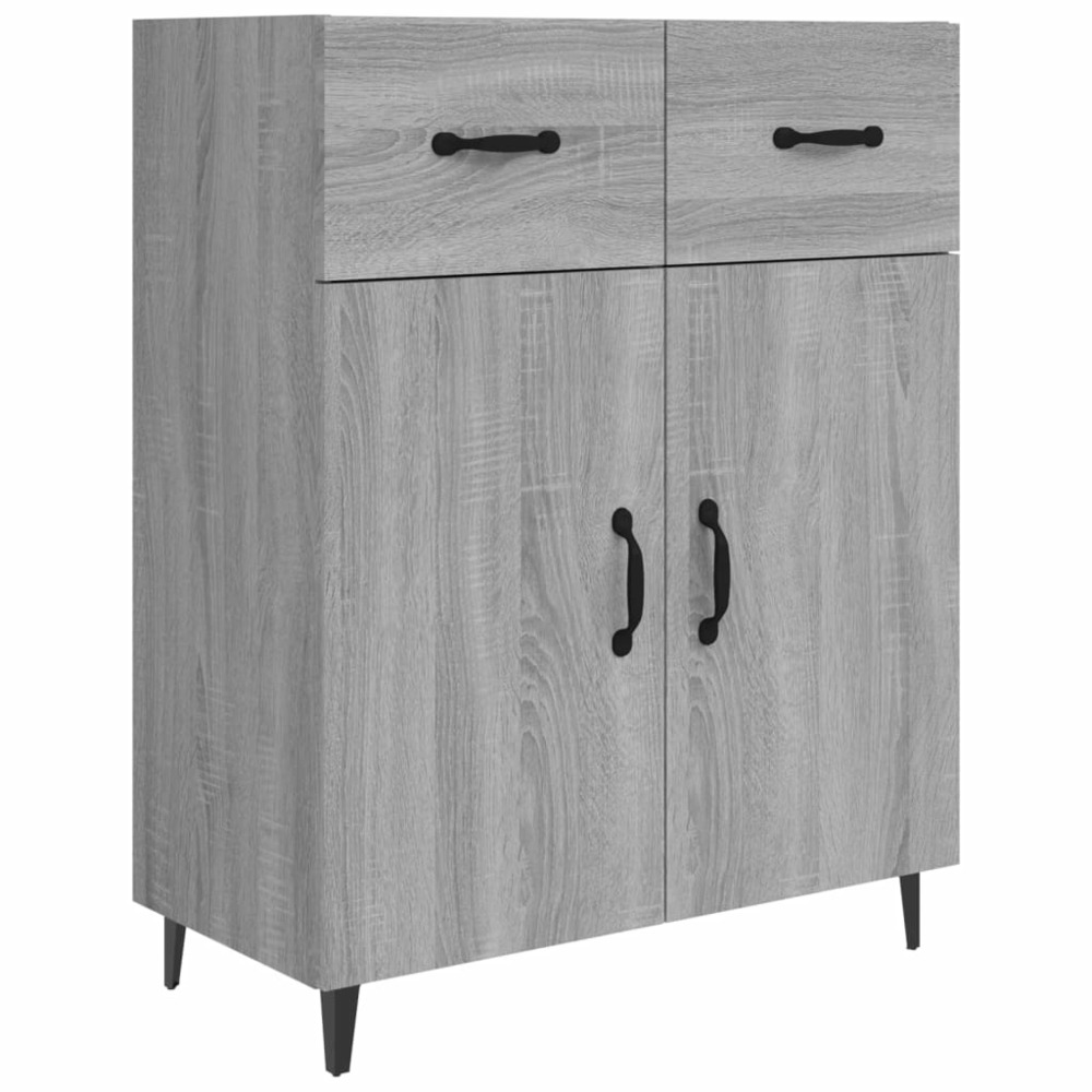 Buffet bahut commode armoire meuble de rangement organisateur cuisine salle de séjour salonsonoma 69,5 x 34 x 90 cm bois d'in