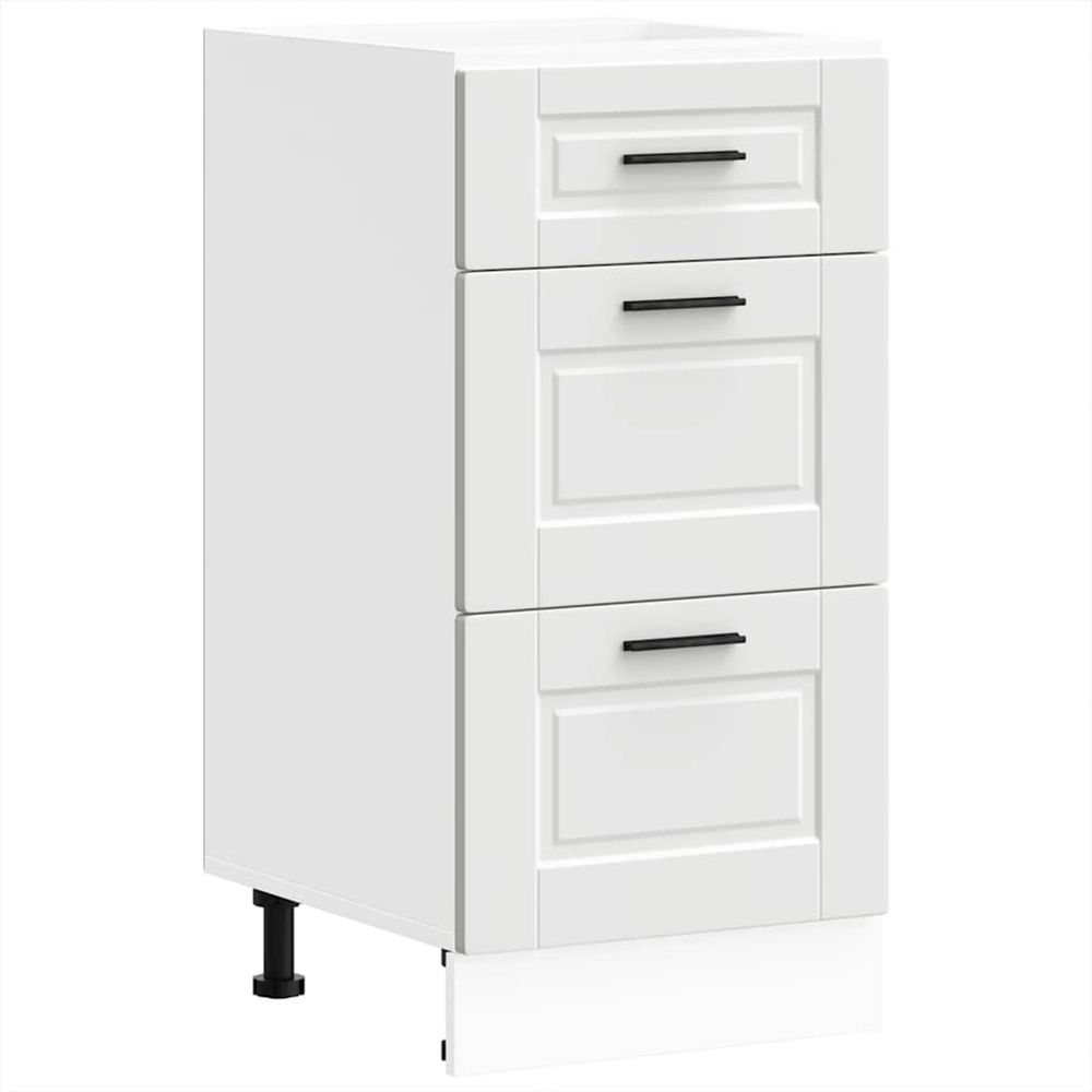 Armoire de cuisine porto blanc bois d'ingénierie