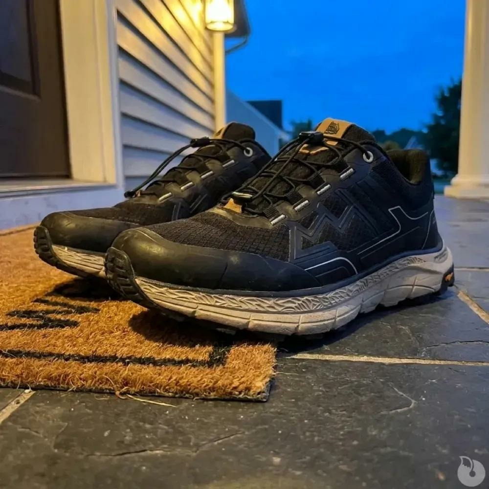 Baskets de marche caracas - homme noir - safety jogger