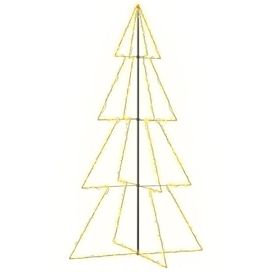 Arbre de noël cône 360 led d'intérieur/d'extérieur 143x250 cm