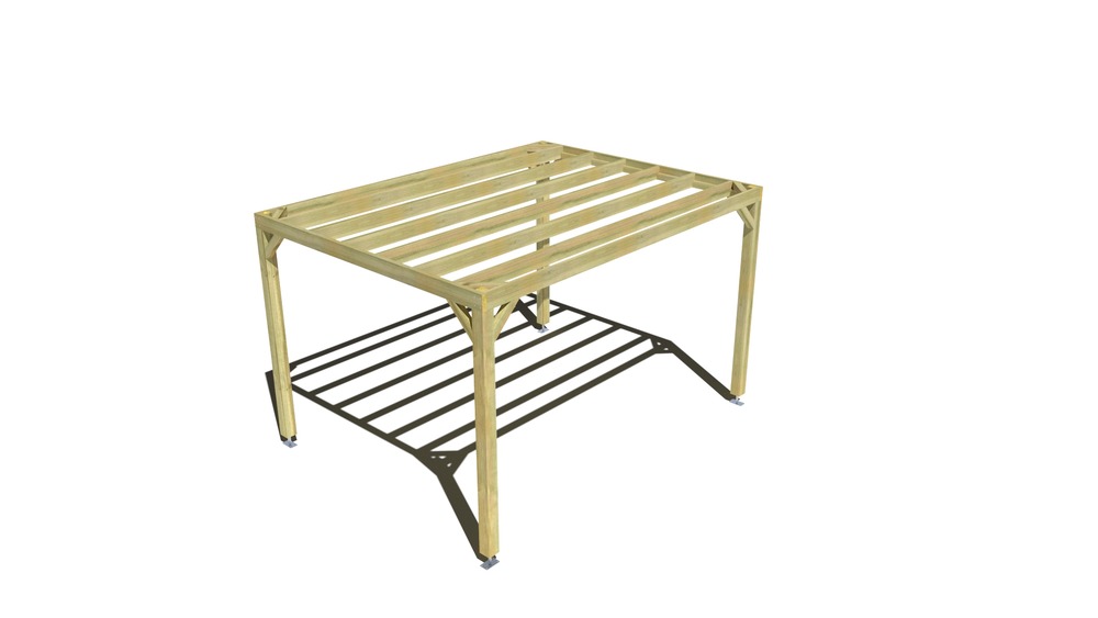 Pergola bois • 4m x 3m • indépendante • sens largeur • livraison comprise