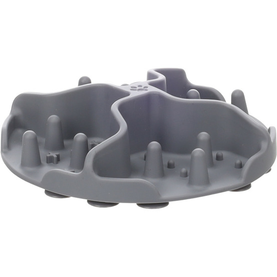 Insert anti-glouton woopy gris ø 12 cm pour gamelle chat et chien