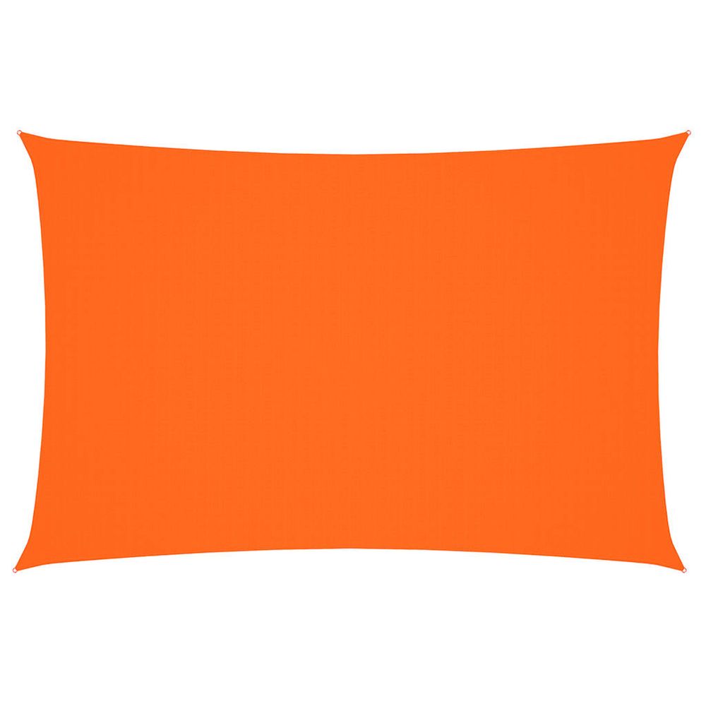Voile de parasol tissu oxford rectangulaire 2x4 m orange