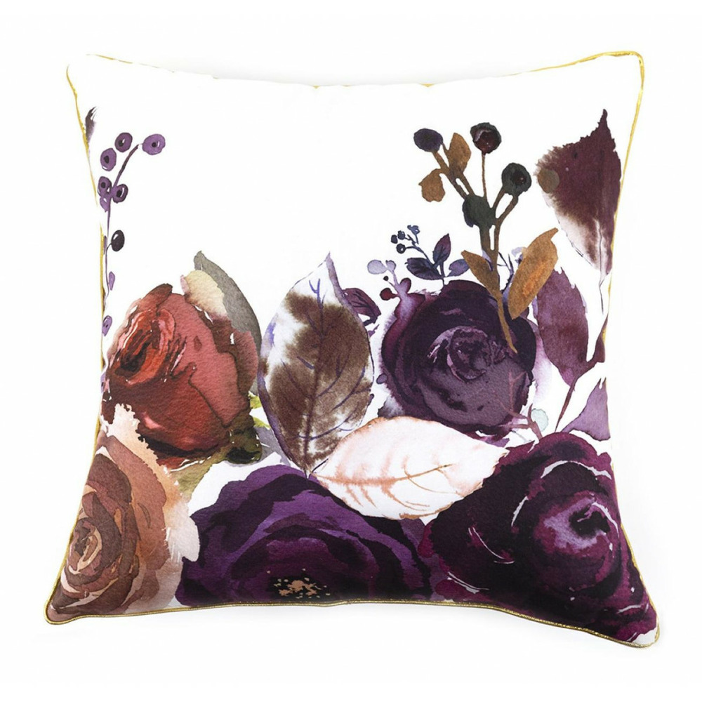 Coussin polyester blanc - décoration d'autrefois