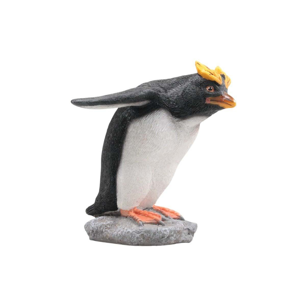 Pingouin huppé en résine plonge