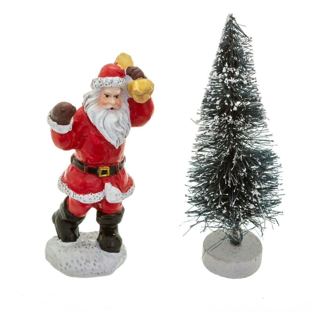 Santon pour village sapin et personnages assorti