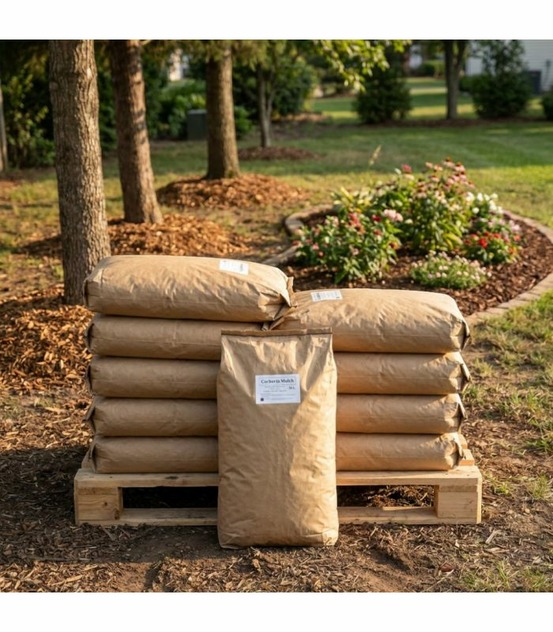 Paillage charbon végétal bio rétention d'eau 10x50l racine f-pai110-10x50