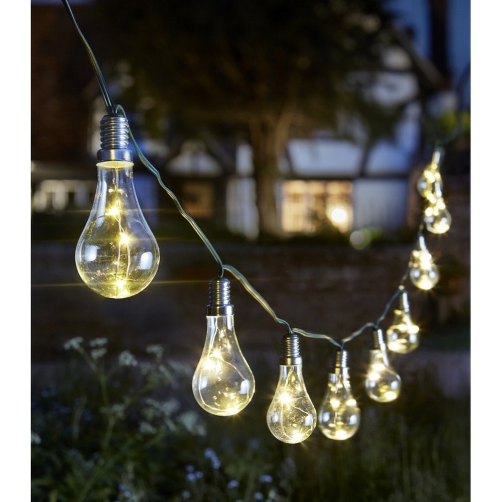 Guirlande solaire 10 ampoules eureka