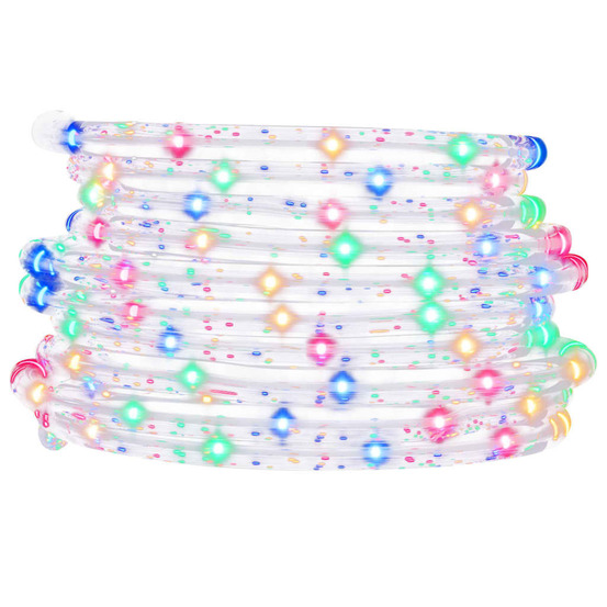 Cordon lumineux avec 480 led multicolore 20 m pvc