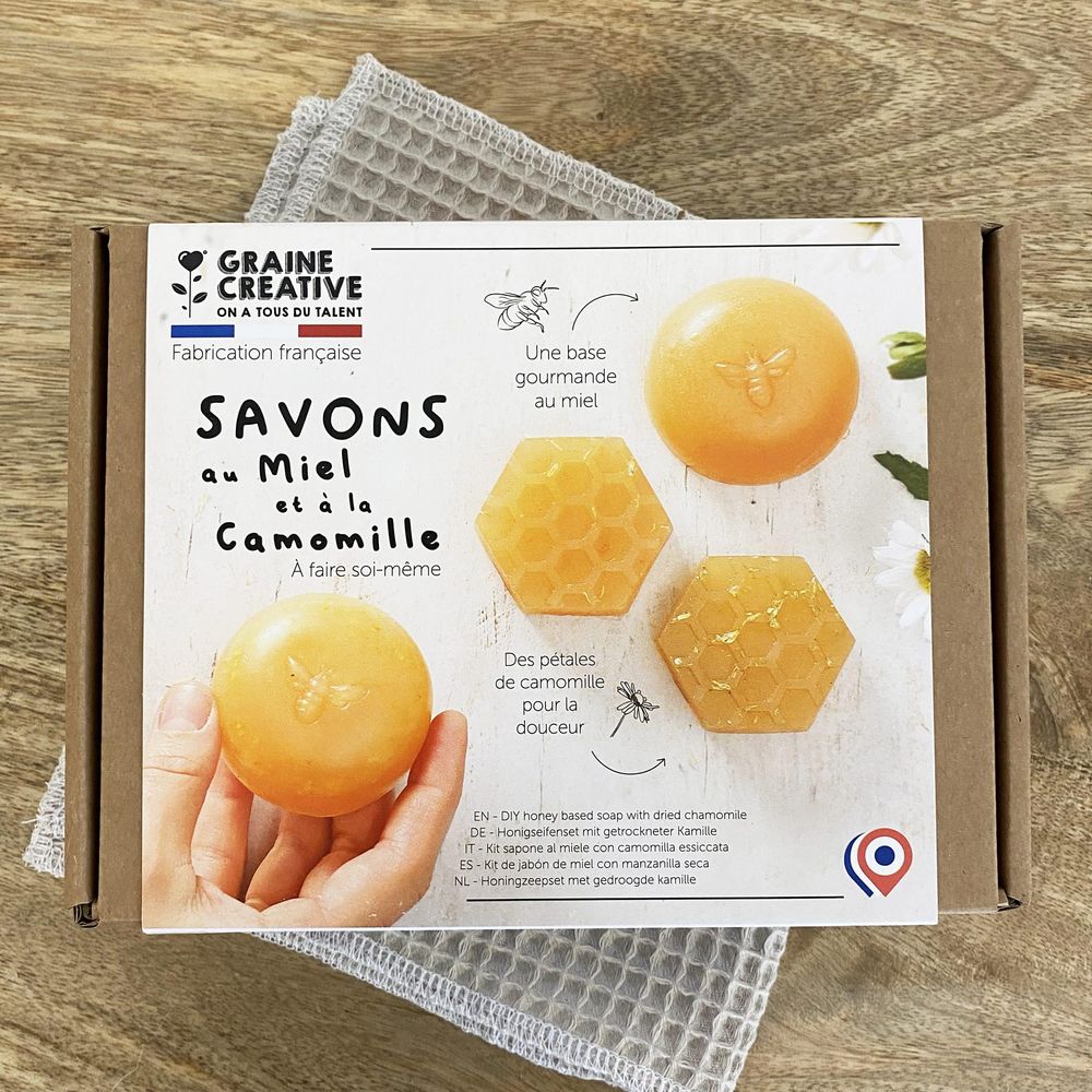 Diy - coffret savons au miel et à la camomille