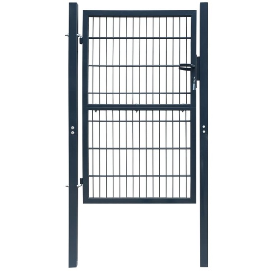 Portillon 2d (simple) gris anthracite 106x210 cm