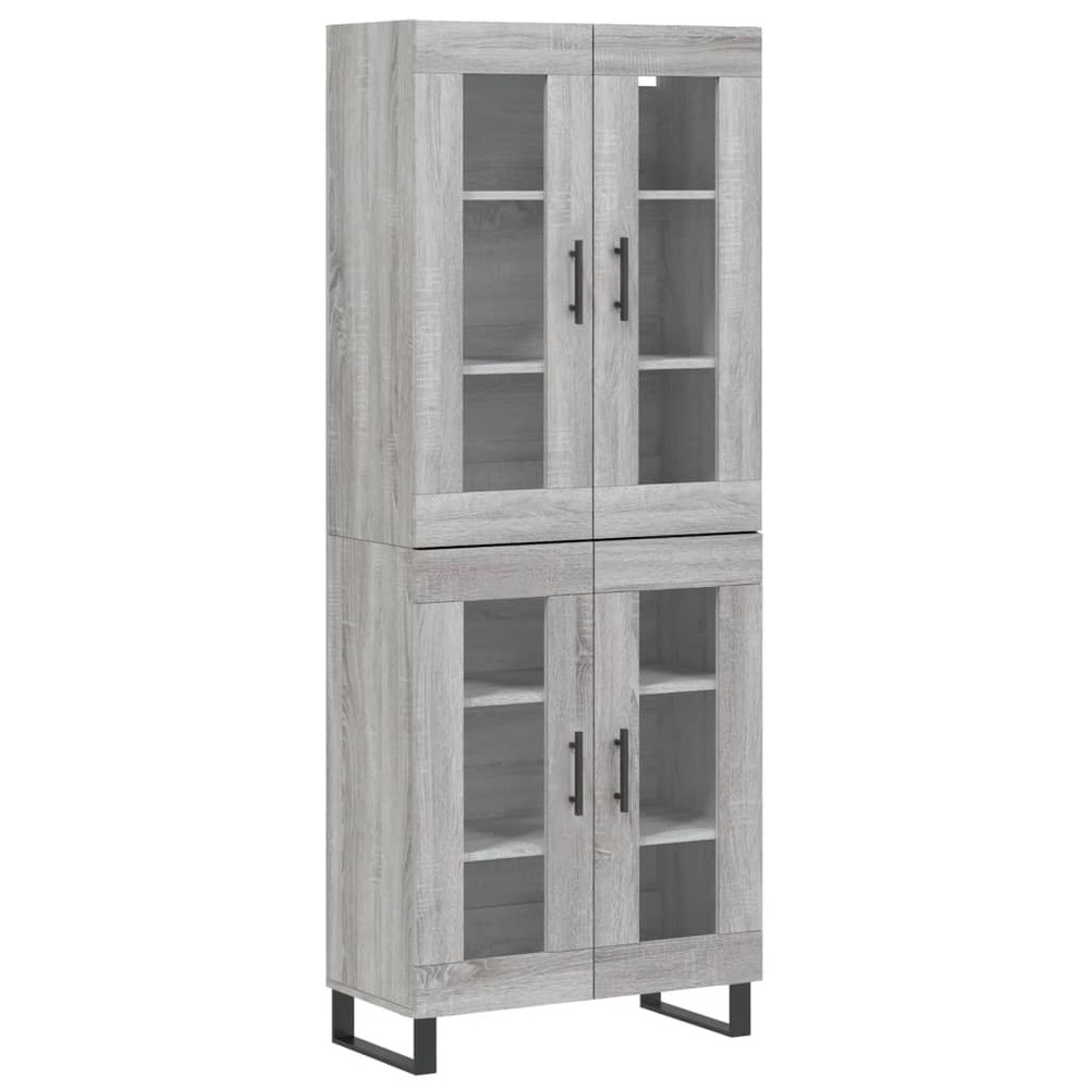 Buffet bahut commode armoire meuble de rangement organisateur cuisine salle de séjour salon haut sonoma 69,5 x 34 x 180 cm bo