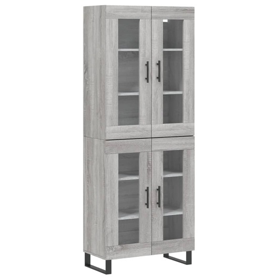 Buffet bahut commode armoire meuble de rangement organisateur cuisine salle de séjour salon haut sonoma 69,5 x 34 x 180 cm bo