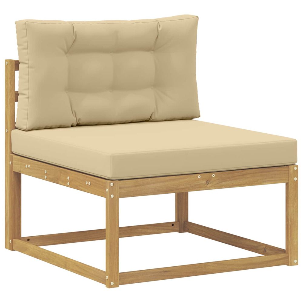 Sofa de milieu extérieur polyester blanc