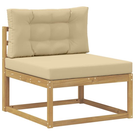 Sofa de milieu extérieur polyester blanc
