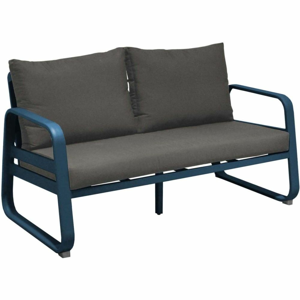 Canapé extérieur 2.5 places en aluminium tonio