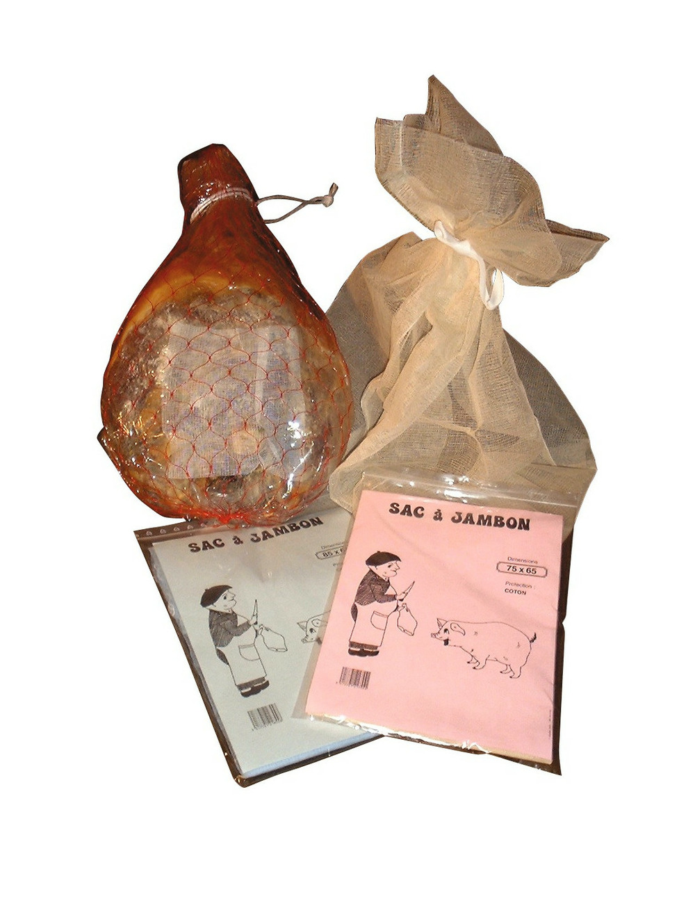 Sac écru à jambon 95 x 65