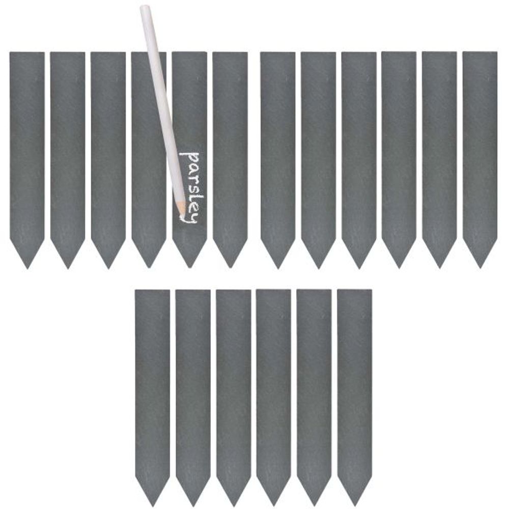 Etiquettes en ardoise (lot de 18)