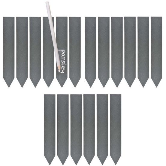 Etiquettes en ardoise (lot de 18)