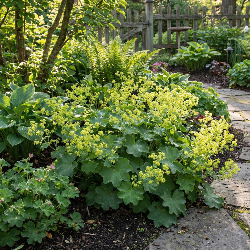 Lot de 6 - alchemilla mollis - alchémille - h. 10-20 cm - p. Ø 9 cm