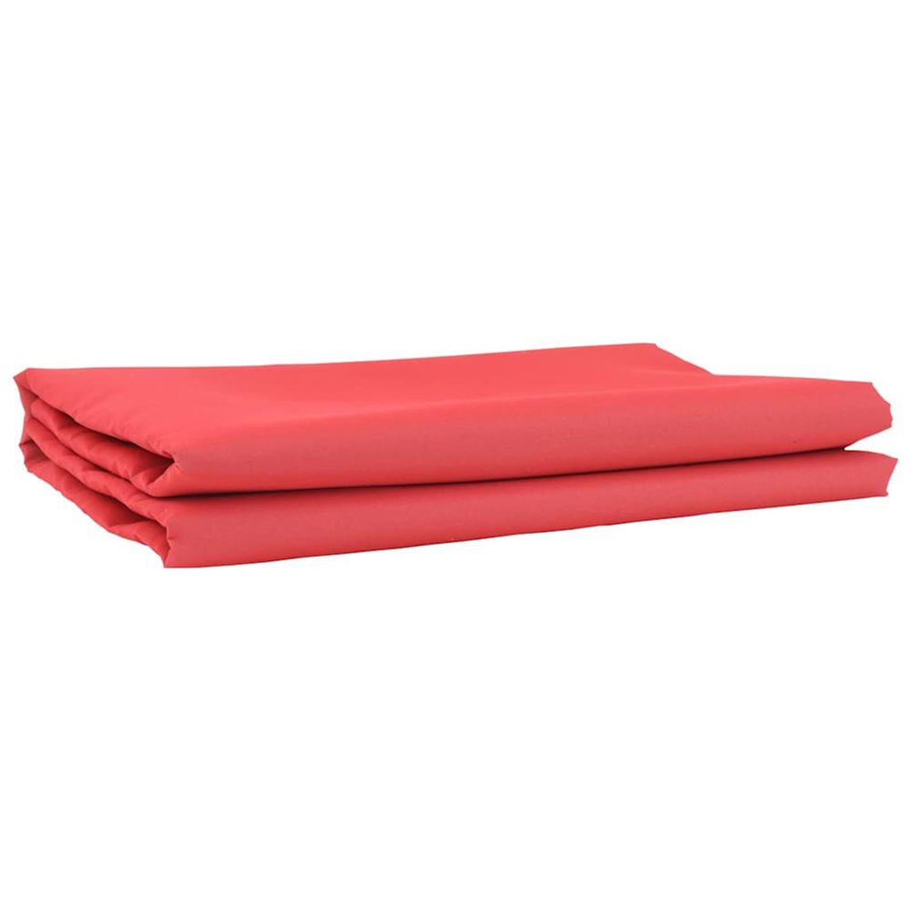 Toile de rechange pour auvent rouge 1000 x 160 cm polyester