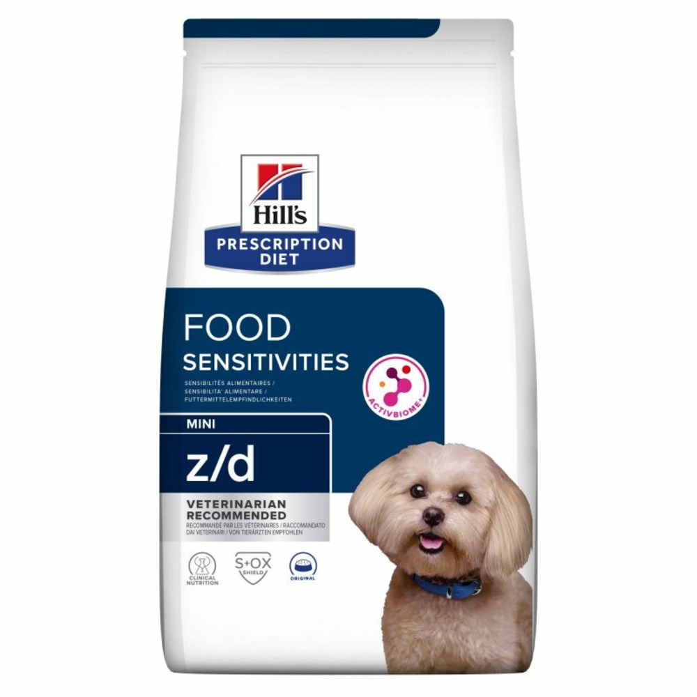 Croquettes chien adult prescription diets z/d mini food sensitivities - hill's 1 kg