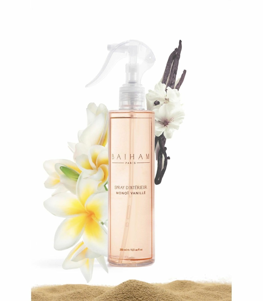 Parfum d'intérieur en spray 250 ml - monoi vanillé