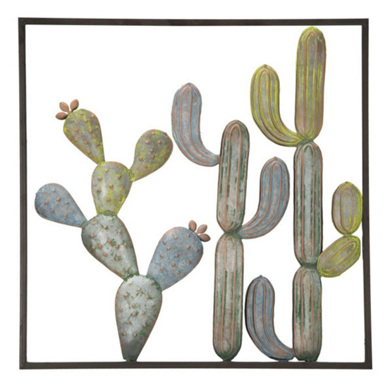 Déco murale encadrée en métal