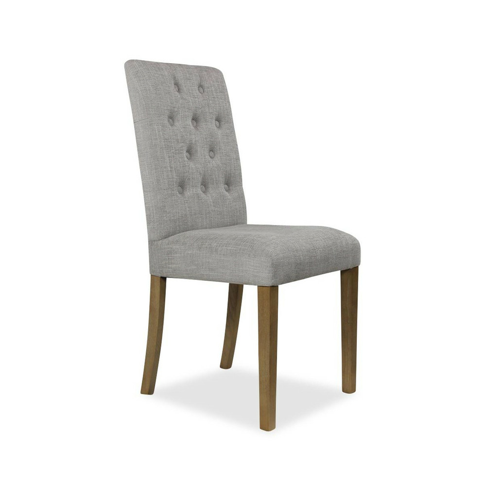 Lot de 2 chaises albane bois gris - les étoffes interior's