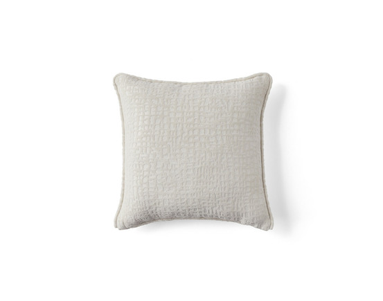 Topaze - coussin - en tissu velours relief - 40x40 cm