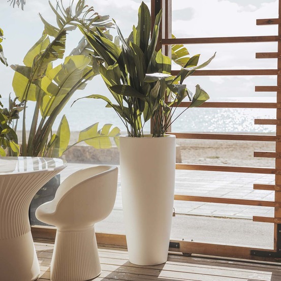 Pot Bamboo 90 Blanc
