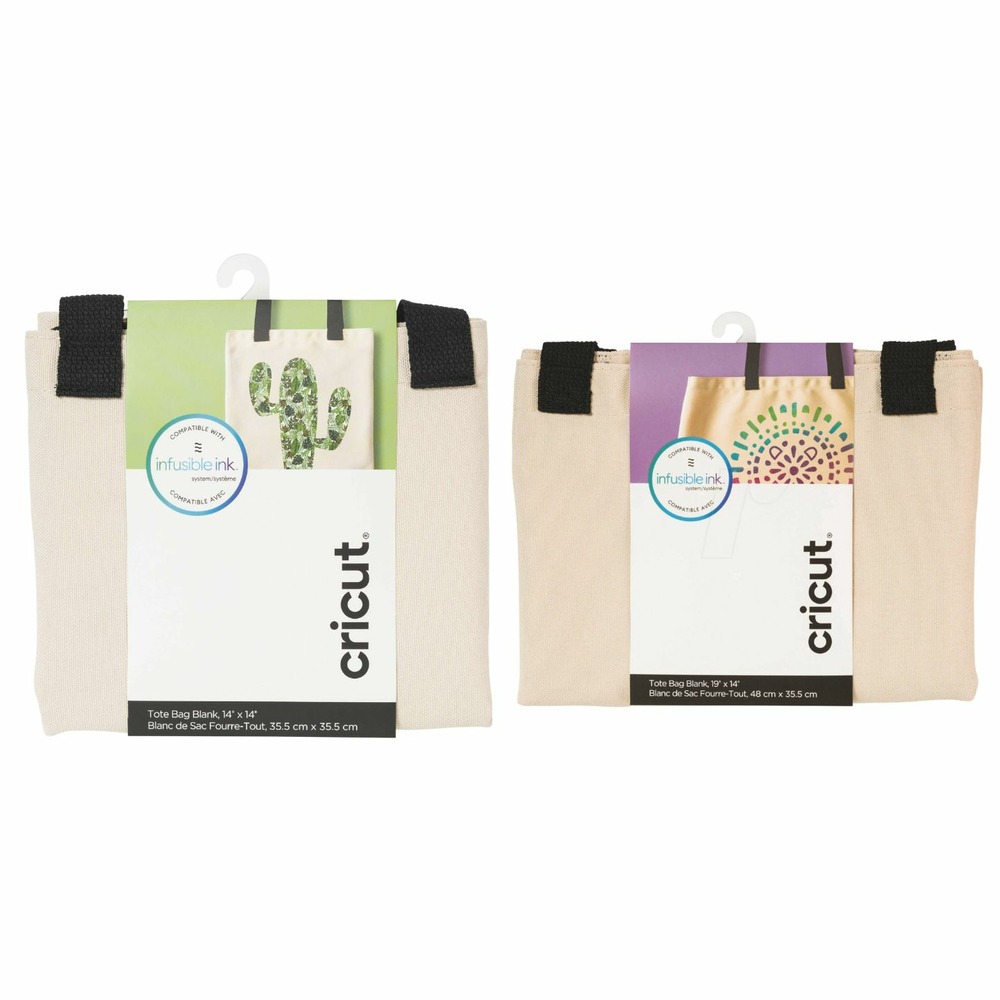 2 tote-bags cricut à personnaliser