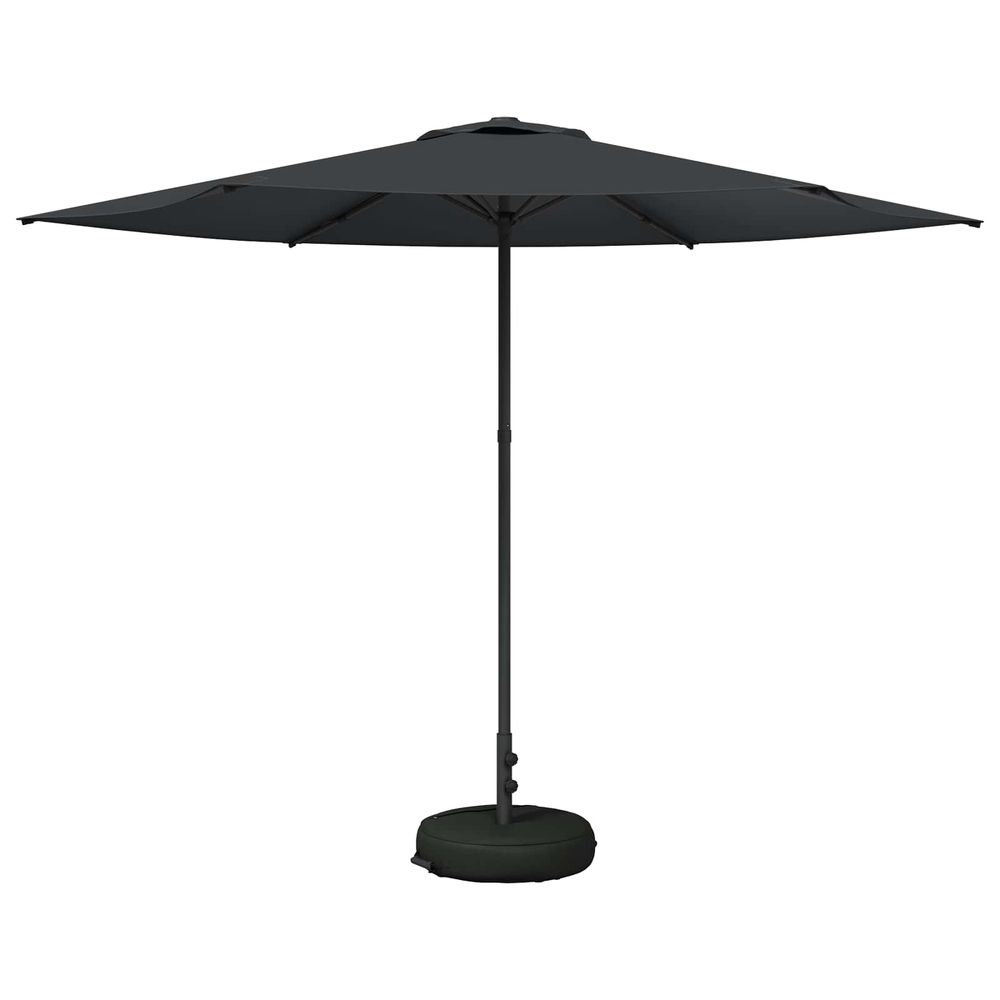 Parasol de jardin avec base rectangulaire 3 x 3 m polyester