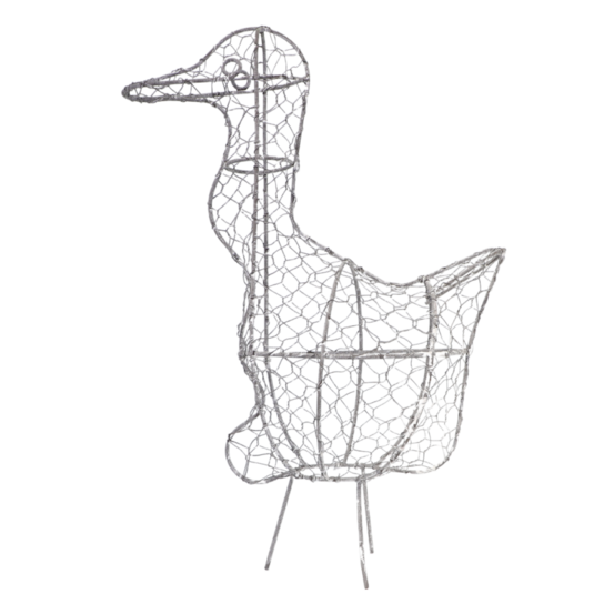 ~ taupière en métal gris 34 x 18 x 42 cm