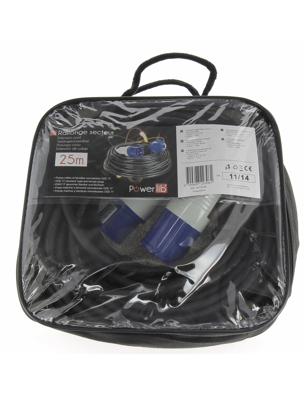 Rallonge cee 17 25m x 1 , 5 – mm2