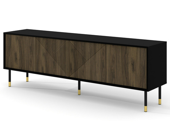 Kirua - meuble tv - 4 portes - 180 cm