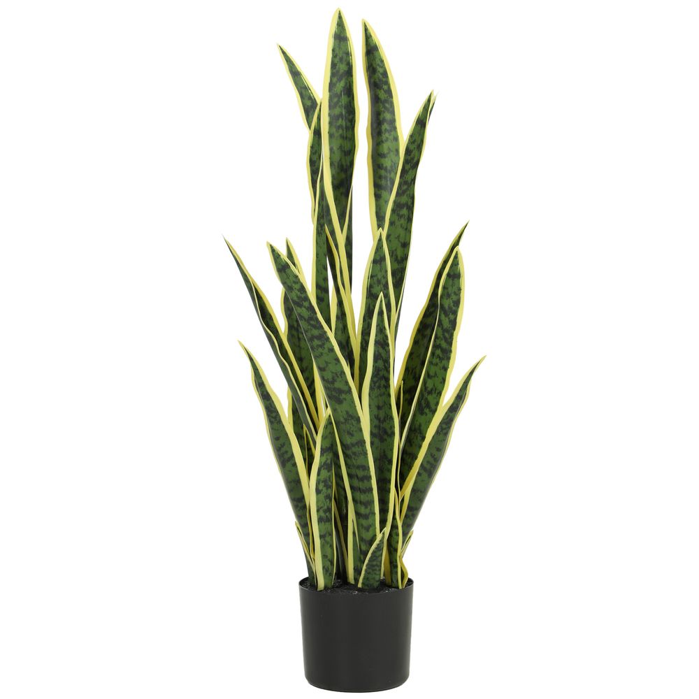 Sansevieria artificiel pe décoration maison branches flexibles 90cm vert