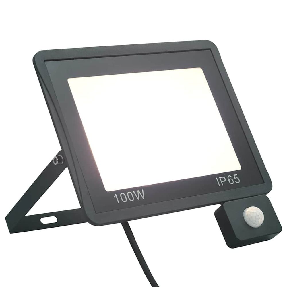 Projecteur à led avec capteur 100 w blanc froid