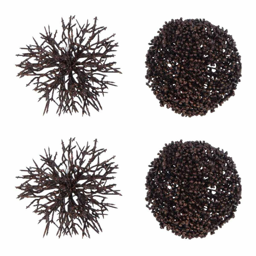 Lot de 4 boules de noël 