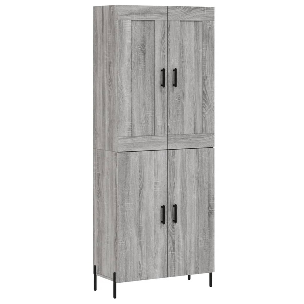 Buffet bahut commode armoire meuble de rangement organisateur cuisine salle de séjour salon haut sonoma 69,5 x 34 x 180 cm bo