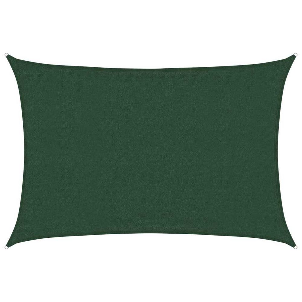 Voile d'ombrage 160 g/m² vert foncé 3,5x5 m pehd
