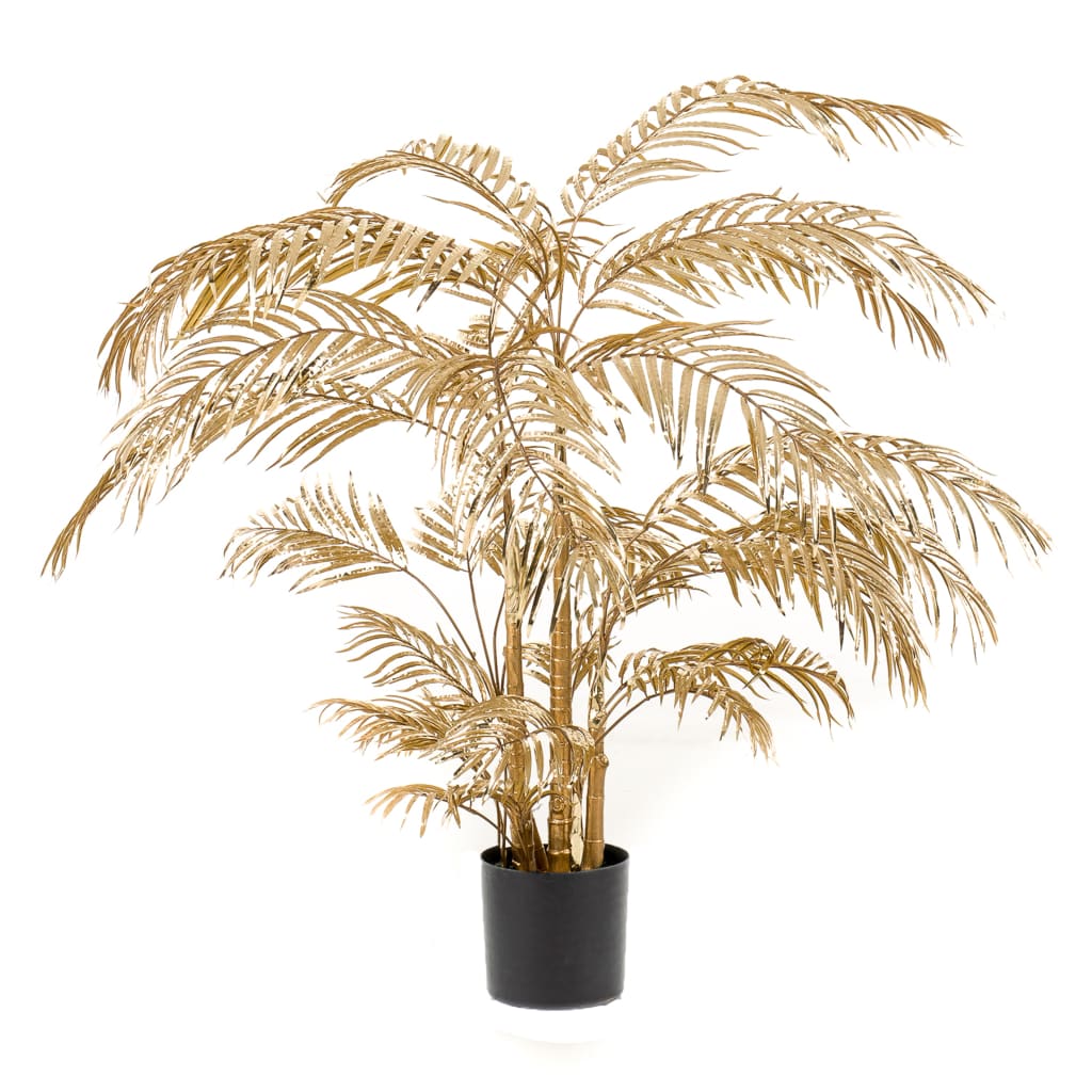 Palmier areca artificiel 145 cm doré