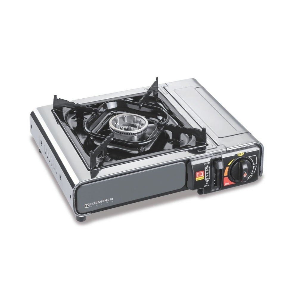 Réchaud gaz 1 feu 2.2kw inox - 104987ss