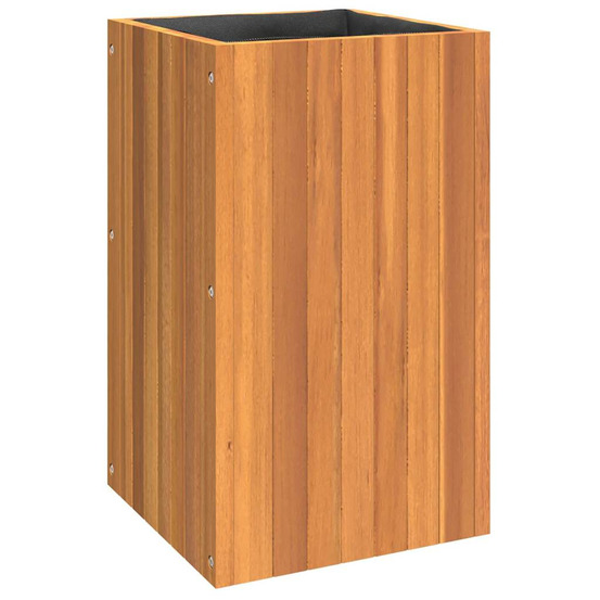 Jardinière d'extérieur 35x35x60 cm bois massif d'acacia