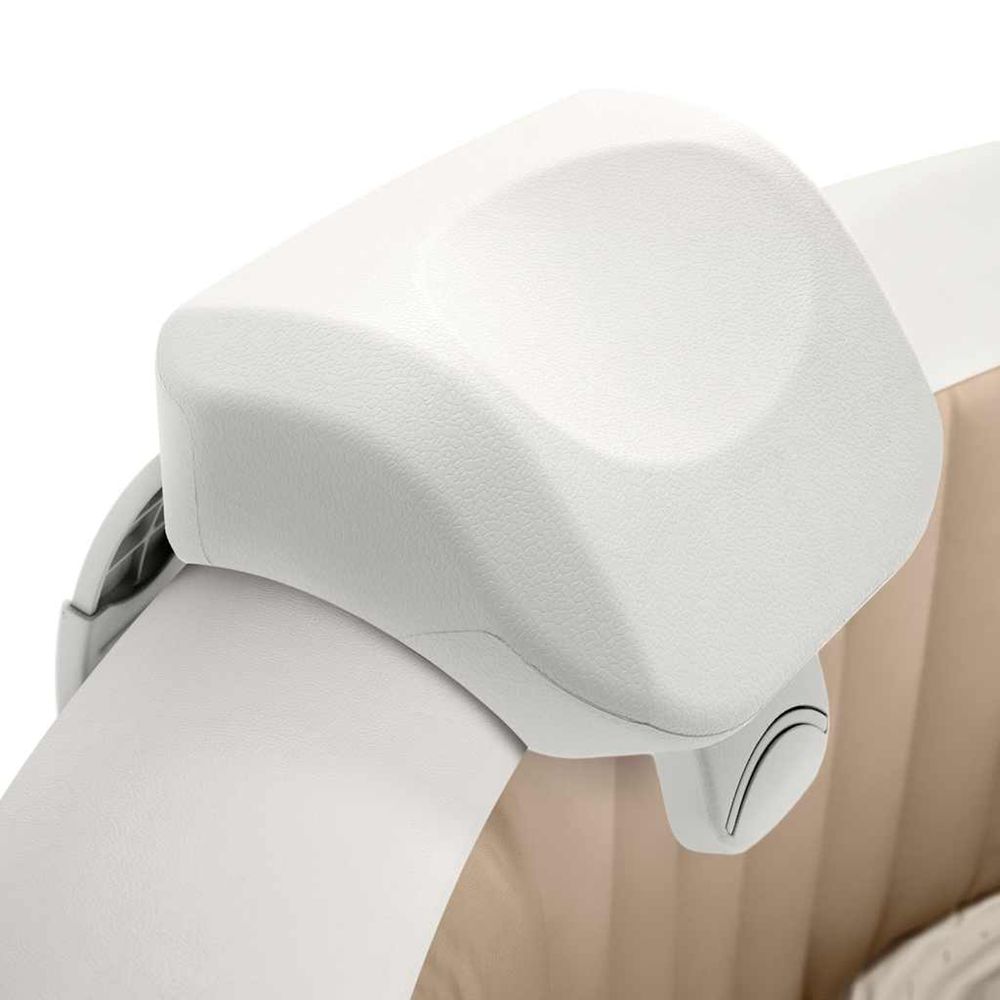 Appui-tête de spa premium purespa blanc 28x23x17 cm mousse