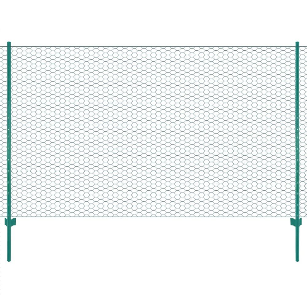 CLOTURE EN GRILLAGE METALLIQ 5-(863204)