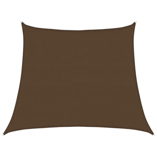 Voile d'ombrage 160 g/m² marron 3/4x3 m pehd